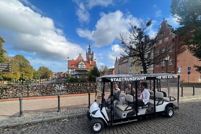 Gdansk: 2H City Sightseeing Tour LIVE GUIDED by Buggy/Golf cart - Price and what you actually get for it