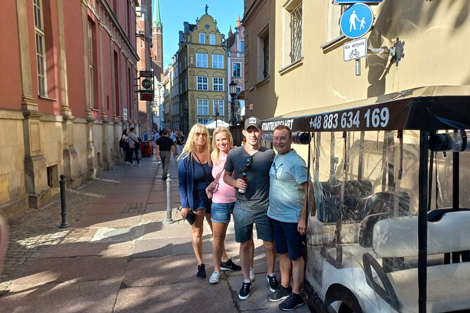 Gdansk: Private City Sightseeing Tour by Buggy/Cart LIVE GUIDED - How much walking are you really doing?