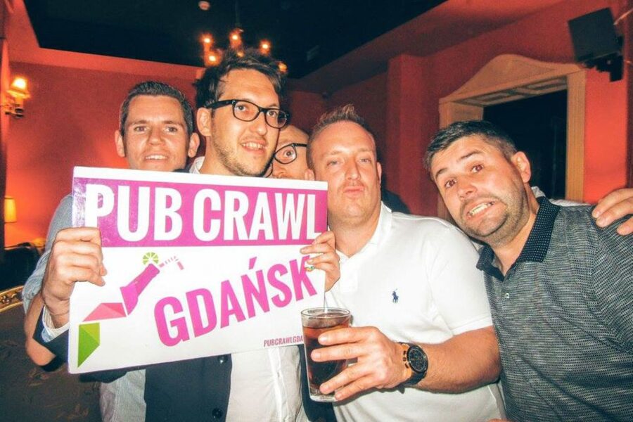 Gdansk: Pub Crawl with Complimentary Drinks - The First Bar: Your Complimentary Drink (Vodka Cocktail, Beer, or Shot)