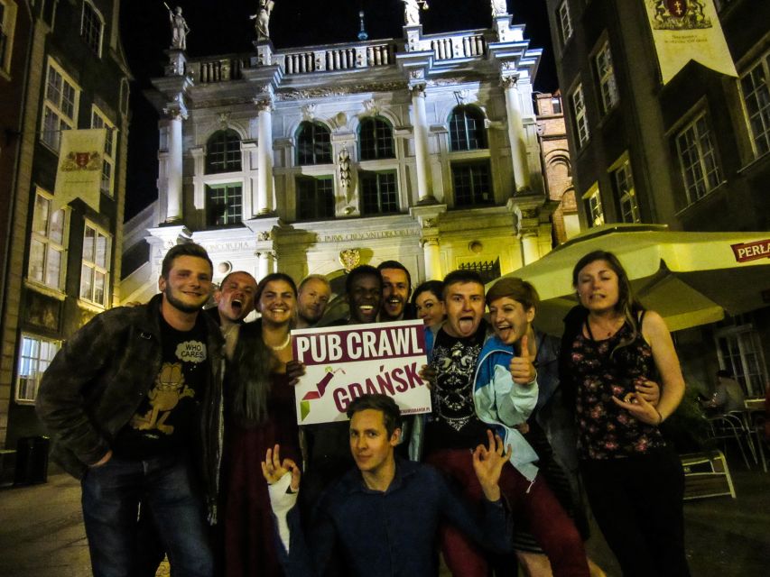 Gdansk: Pub Crawl with Complimentary Drinks - Two More Stops: Welcome Shots, Games, and Moving Through Gdansk