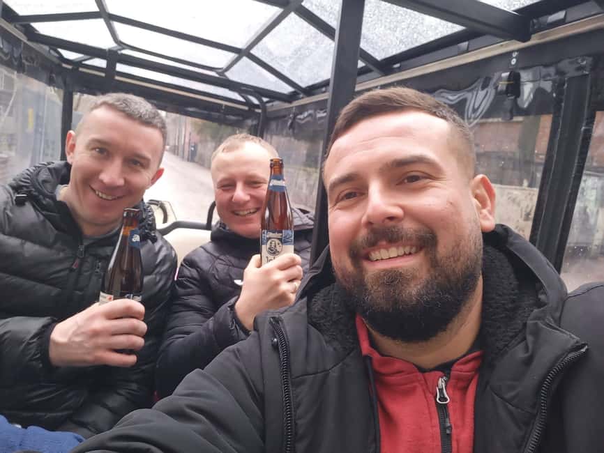 Gdansk Top Beer & Highlights Tour by Golf Cart/Buggy - Motława river port views without the walking grind