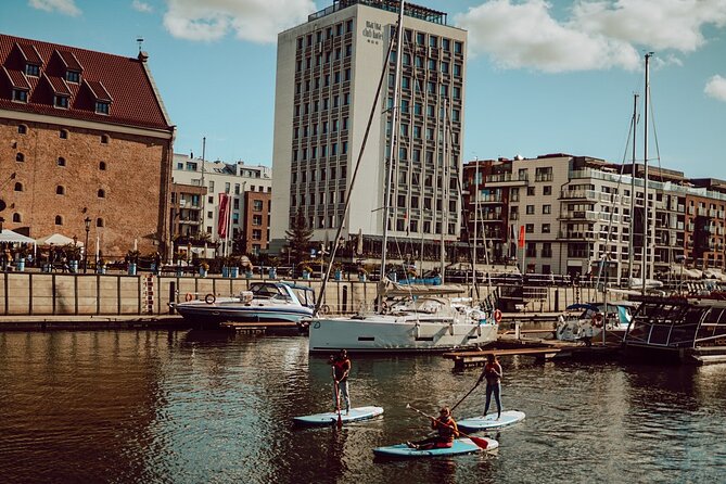 SUP Private Tour in Motlawa River - Dlugie Pobrzeże at the Motława Embankment: where the old harbor mood starts